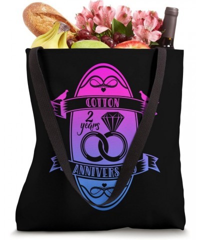 Traditional Cotton 2nd Wedding Anniversary Tote Bag $11.98 Totes