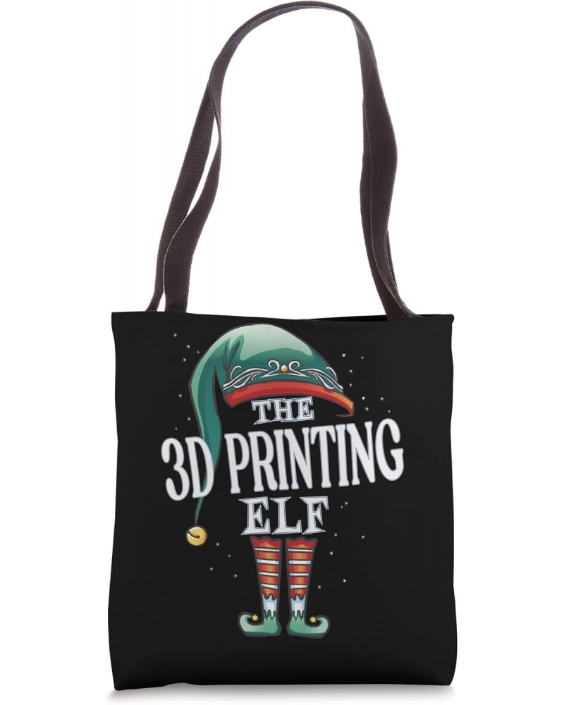 3D Printing Elf Christmas Group Xmas Pajama Party Tote Bag $10.53 Totes