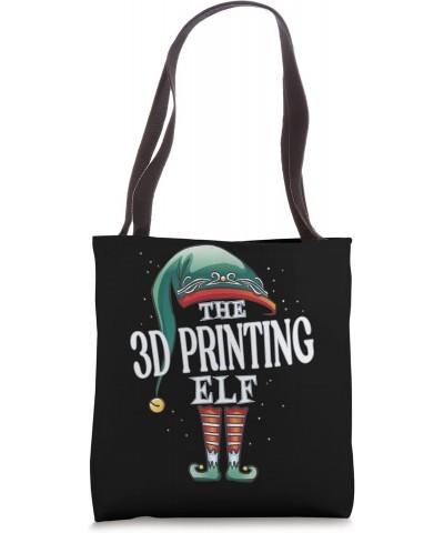 3D Printing Elf Christmas Group Xmas Pajama Party Tote Bag $10.53 Totes