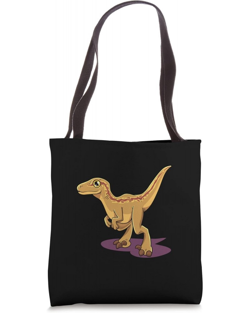 Cartoon Velociraptor Tote Bag $14.70 Totes