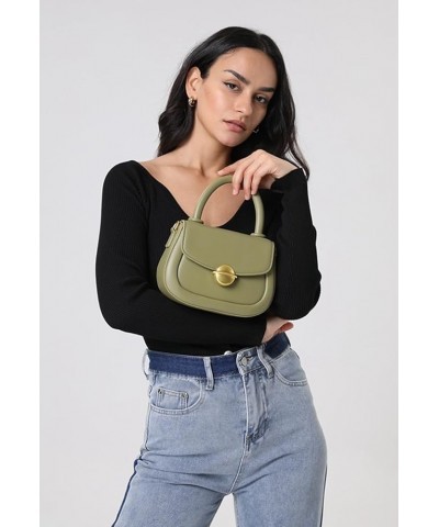 Crossbody Bags for Women Saddle Shoulder Bags PU Leather Clutch Satchel Purse Women's Cross Body Handbag Khaki Khaki $33.24 S...