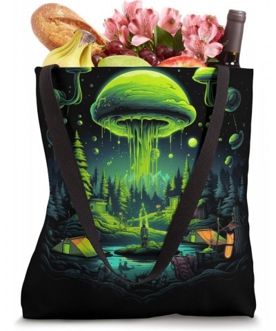 Camping UFO Gear Alien Abduction Tote Bag $9.71 Totes