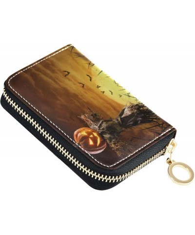 Pink Marble Texture RFID Credit Card Holder Leather With Zipper Card Case Wallet for Women Girls Color 4 $11.20 Wallets