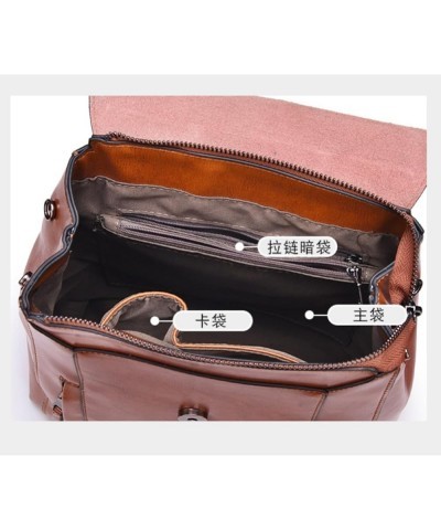 Leather Crossbody Bag for Women Mini Handbags Ladies Shoulder Bag Phone Bag Coffee $32.24 Backpacks