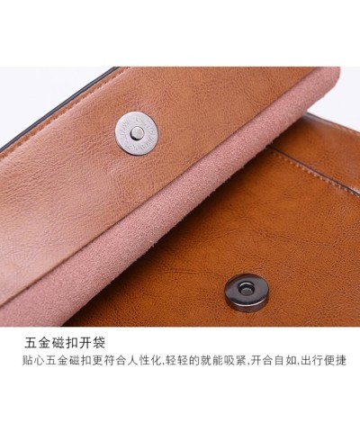 Leather Crossbody Bag for Women Mini Handbags Ladies Shoulder Bag Phone Bag Coffee $32.24 Backpacks