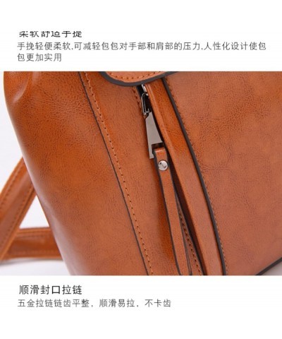 Leather Crossbody Bag for Women Mini Handbags Ladies Shoulder Bag Phone Bag Coffee $32.24 Backpacks