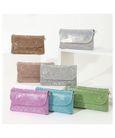 Women Wristlets Rhinestone Evening Clutch Bags Fashion Purse Wedding Party Prom Handbags Blue 1 $15.94 Evening Bags