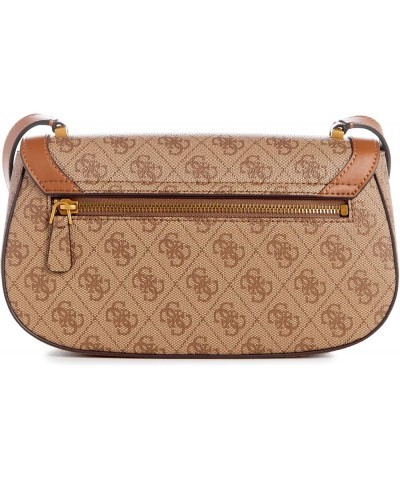 Dagan Crossbody Flap Latte Logo $32.11 Crossbody Bags