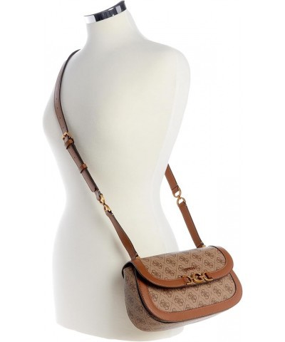 Dagan Crossbody Flap Latte Logo $32.11 Crossbody Bags