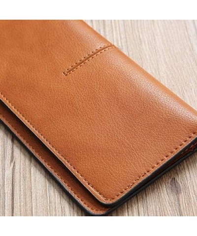 Leather Wallet Women's Pu Leather Wallet Simple Fashion Casual Long Zipper Purse Clutch for Girls Large Capacity Bi-fold Clut...