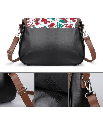 Fashion Crossbody Bags Women's Shoulder Bags Classic City Leather Satchels Hobo Bags Terror Skull Color4 $21.60 Hobo Bags