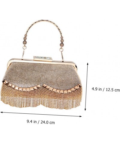 Ladies Bag Golden Purse Fashion Handbag Women Banquet Bag Hand Bags Evening Bag Party Storage Bag Nude Clutch Evening Clutch ...