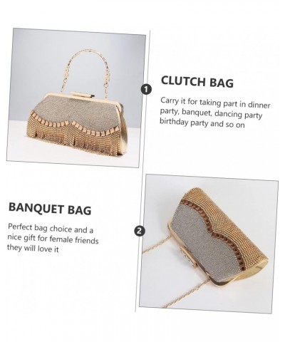 Ladies Bag Golden Purse Fashion Handbag Women Banquet Bag Hand Bags Evening Bag Party Storage Bag Nude Clutch Evening Clutch ...