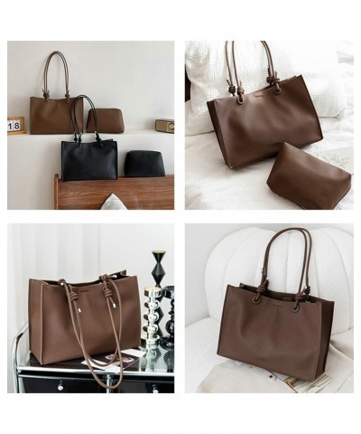 Women Y2K Hobo Bag Stylish Tote Bag Vegan Leather Large Handbag and Purse Soft Shoulder Bag B-coffee $18.45 Totes