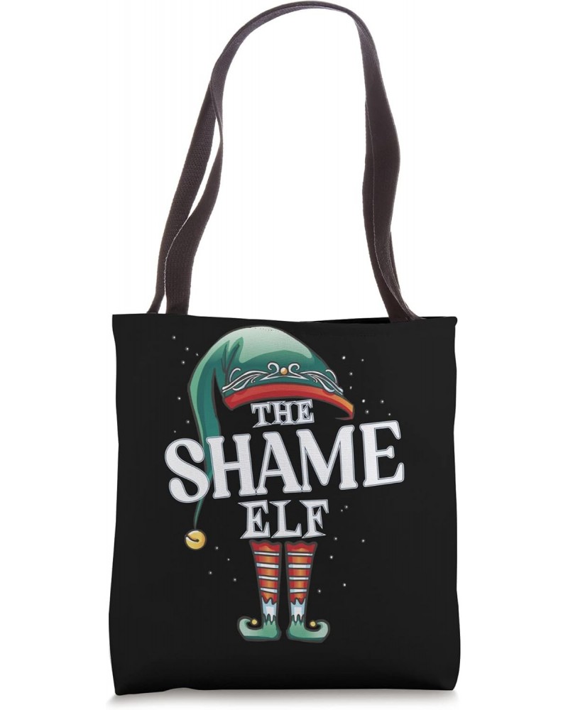 Shame Elf Christmas Group Xmas Pajama Party Tote Bag $13.66 Totes