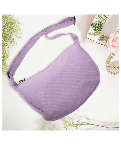 Nylon Large Capacity Tote Bag Women Large Capacity Storage Bag Women Large Tote Bag Purple Purple $9.48 Totes