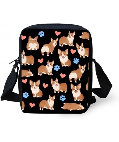 Kid Student 3D Animal Mini Cross Body Messenger Bag Phone Purse Wallet Pet Corgi $9.60 Shoulder Bags