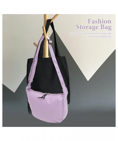 Nylon Large Capacity Tote Bag Women Large Capacity Storage Bag Women Large Tote Bag Purple Purple $9.48 Totes