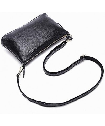 Women's Crossbody Bag Leather Wristlet, Clutch Purse with Tassel, Dark Blue, Large $9.98 Crossbody Bags