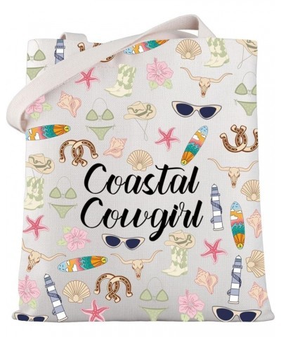 Western Coastal Cowgirl Gifts Coastal Cowgirl Tote Bag Cowgirl Western Boots Grocery Bag Western Country Tote Bag Coastal Cow...