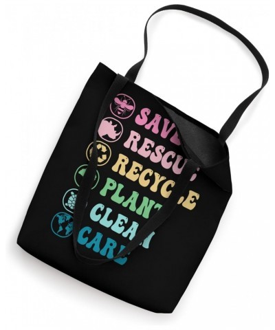 Save Rescue Recycle Plant Clean Care Tote Bag $10.91 Totes