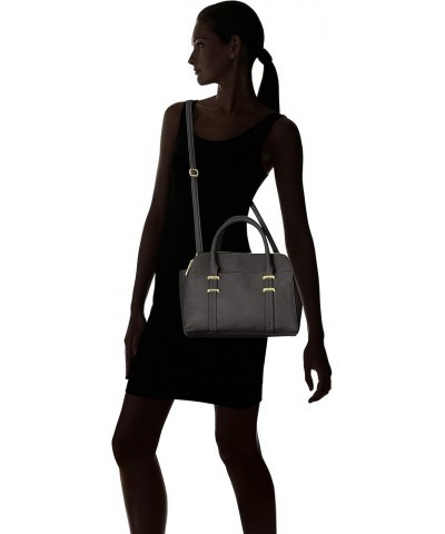 Women's Katherine Compartment Satchel Black $30.03 Shoulder Bags