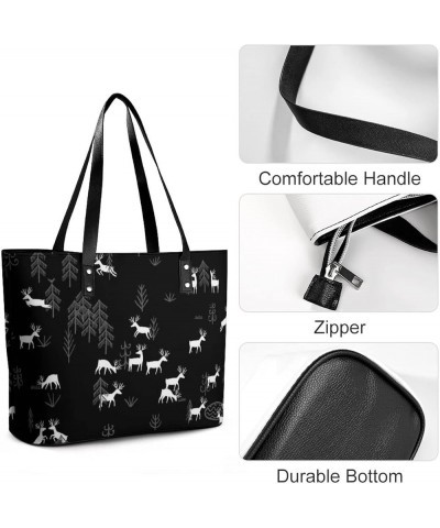 Large Capacity Work Tote Bags Leather Big Purses And Handbags Big Commuter Bag Color1305 $21.32 Totes