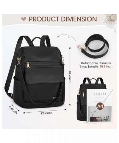 Backpack Purse for Women Leather Anti-Theft Mini Backpack Fashion Designer Handbag Convertible Travel Bag Ladies Shoulder Bag...