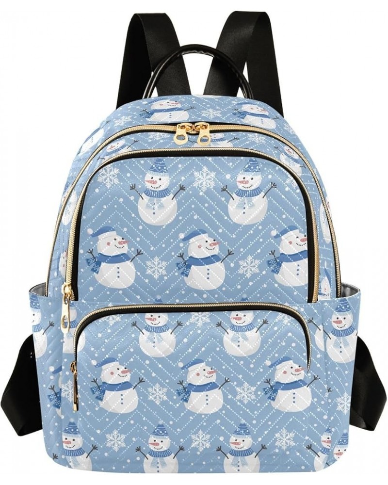 Christmas Snowman Backpack Purse for Women Anti-theft Small Fashion Travel Backpack Handbag Back Pack Lady Purse,S Medium $14...