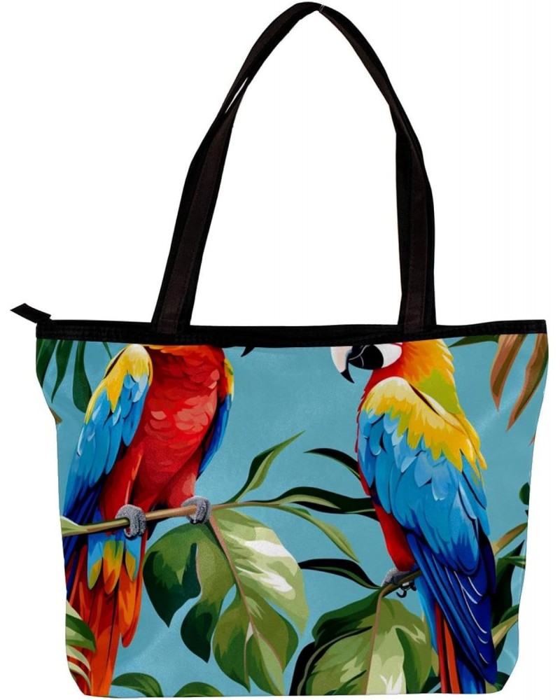 The Tote Bag For Women,Purses For Women,Handbags For Women,Birds Tropical Leaf Parrot Handbags $13.45 Totes