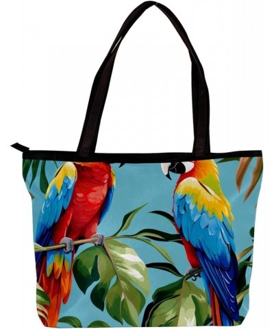 The Tote Bag For Women,Purses For Women,Handbags For Women,Birds Tropical Leaf Parrot Handbags $13.45 Totes