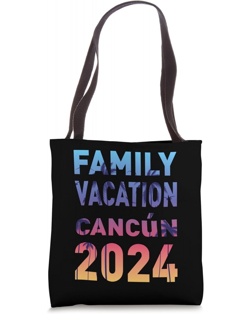 Family Vacation Cancún 2024 Mexico Vacation Matching Summer Tote Bag $9.58 Totes