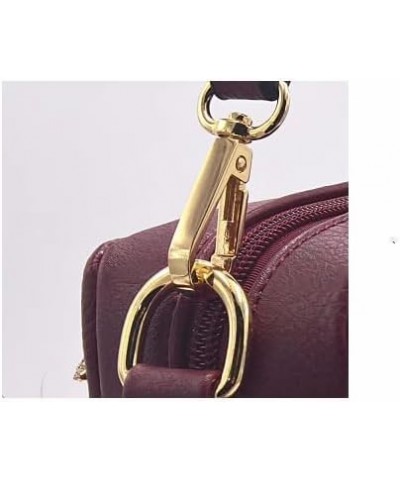 Shoulder Bag Purse for Women Small Handbag Leather Mini Tote Bag Crossbody Bag Travelling Purses (red) Red $30.50 Totes