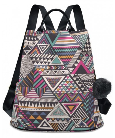 Women Fashion Backpack - Gemometric Aztec, Anti Theft Casual Daypack Shoulder Bag Purse for Travel Work 15 inches $16.81 Back...