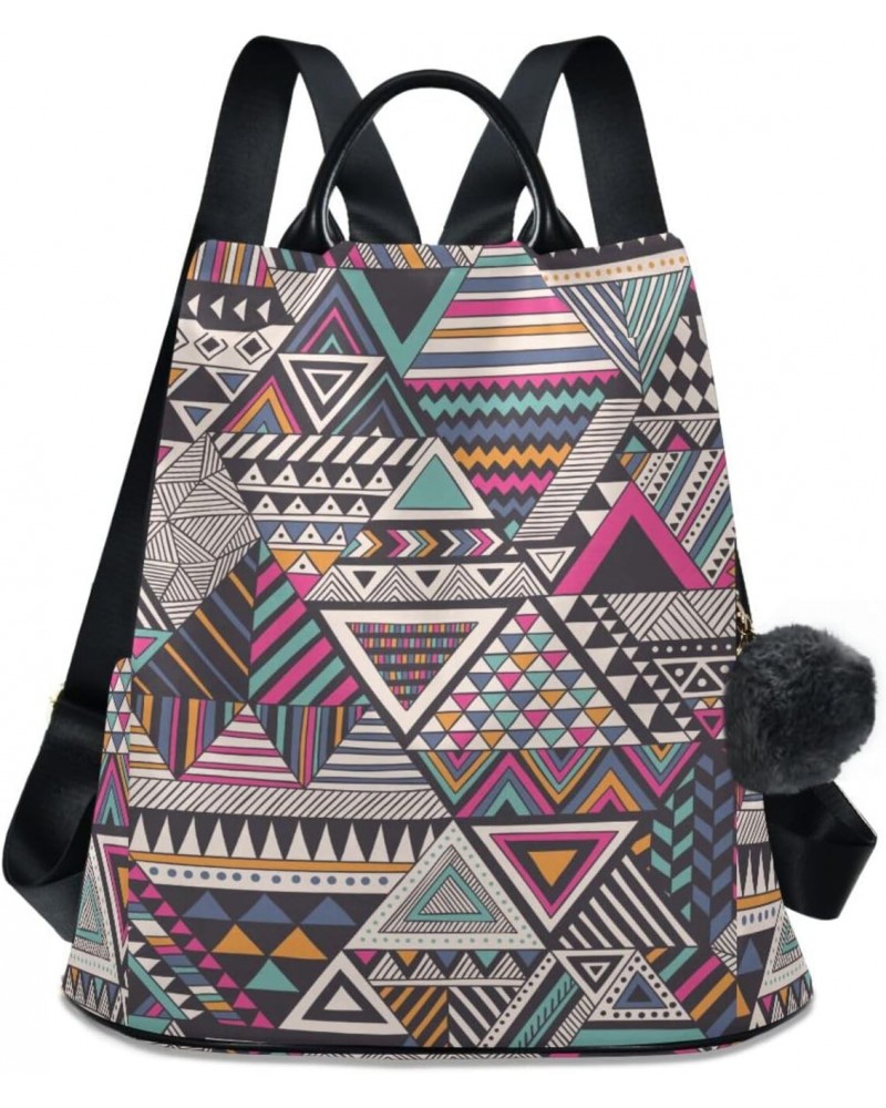 Women Fashion Backpack - Gemometric Aztec, Anti Theft Casual Daypack Shoulder Bag Purse for Travel Work 15 inches $16.81 Back...