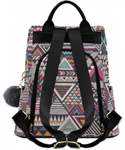 Women Fashion Backpack - Gemometric Aztec, Anti Theft Casual Daypack Shoulder Bag Purse for Travel Work 15 inches $16.81 Back...