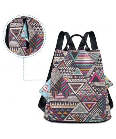 Women Fashion Backpack - Gemometric Aztec, Anti Theft Casual Daypack Shoulder Bag Purse for Travel Work 15 inches $16.81 Back...