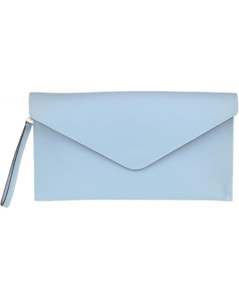 Womens Italian Genuine Leather Envelope Clutch Bag Serenity $21.57 Clutches