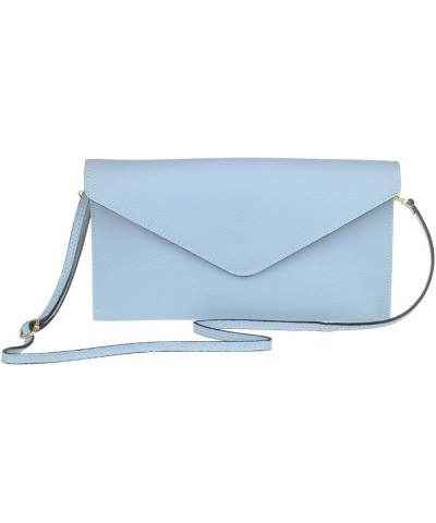 Womens Italian Genuine Leather Envelope Clutch Bag Serenity $21.57 Clutches