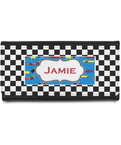 Personalized Checkers & Racecars Leatherette Ladies Wallet $20.17 Wallets