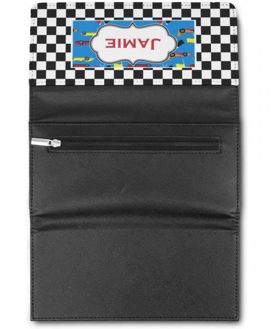 Personalized Checkers & Racecars Leatherette Ladies Wallet $20.17 Wallets