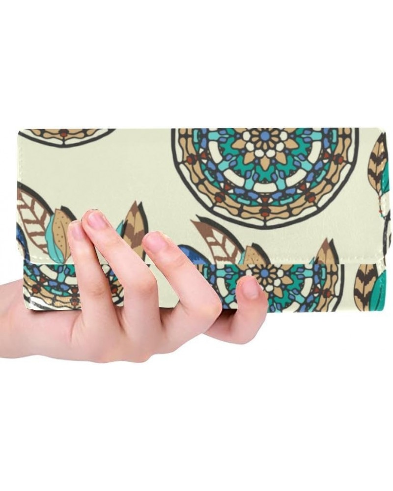 designer trifold wallet for women Graffiti colorful floral print on ladies wallets Color10 $24.79 Clutches