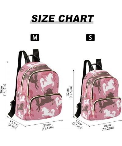 Fashion Backpack Mini Backpack Purse Casual Daily Backpack Unicorn Shadow for Travel for College Work Medium $13.94 Backpacks