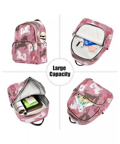 Fashion Backpack Mini Backpack Purse Casual Daily Backpack Unicorn Shadow for Travel for College Work Medium $13.94 Backpacks