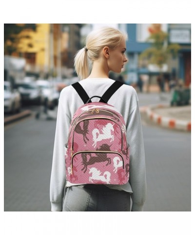 Fashion Backpack Mini Backpack Purse Casual Daily Backpack Unicorn Shadow for Travel for College Work Medium $13.94 Backpacks