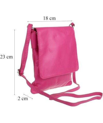 Womens Genuine Leather Cross-Body Bag Red $36.47 Crossbody Bags