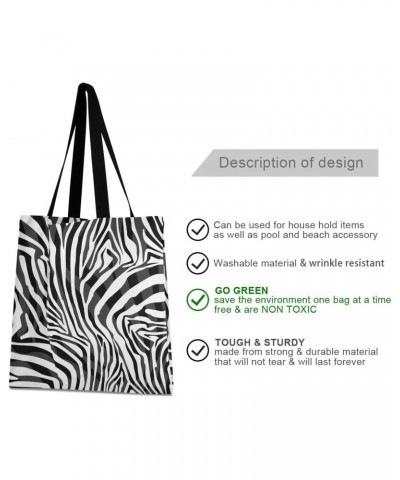 Handbags and Purse Abstract Zebra Skin Pattern for Women Tote Bag Large Capacity Top Animal Skin Storage Handle Shopper Shoul...