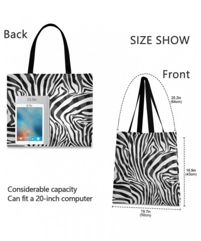 Handbags and Purse Abstract Zebra Skin Pattern for Women Tote Bag Large Capacity Top Animal Skin Storage Handle Shopper Shoul...