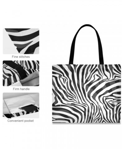 Handbags and Purse Abstract Zebra Skin Pattern for Women Tote Bag Large Capacity Top Animal Skin Storage Handle Shopper Shoul...