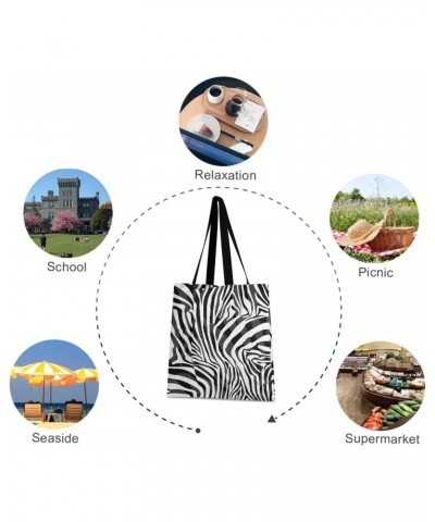 Handbags and Purse Abstract Zebra Skin Pattern for Women Tote Bag Large Capacity Top Animal Skin Storage Handle Shopper Shoul...